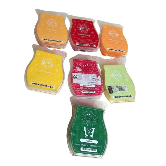 Scentsy Wax Bars Warmer Melts Assorted Set of 7 - Picture 1 of 6
